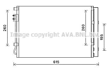 AVA QUALITY COOLING Конденсатор, кондиционер KA5207D